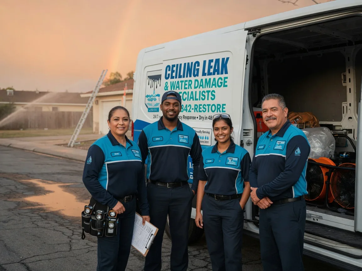 Ceiling Leak Cleanup company in Templeton, PA